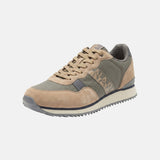 Sneakers Platform in Pelle Vegana Marrone