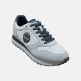 Sneakers Platform in Pelle Grigio