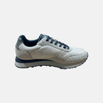 Sneakers Platform in Pelle Grigio