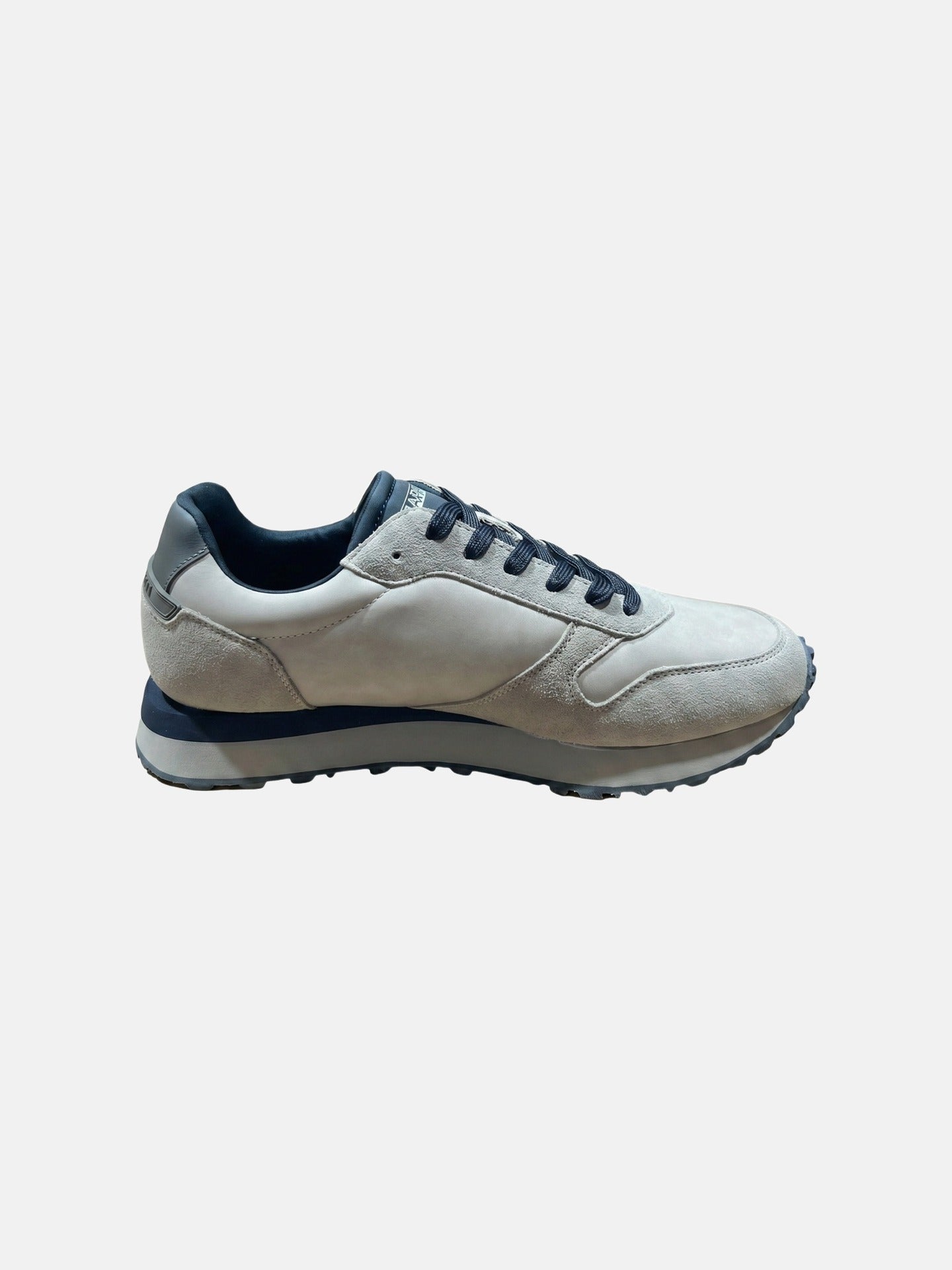 Sneakers Platform in Pelle Grigio