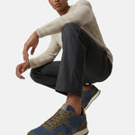 Sneakers Platform in Pelle Vegana Marrone