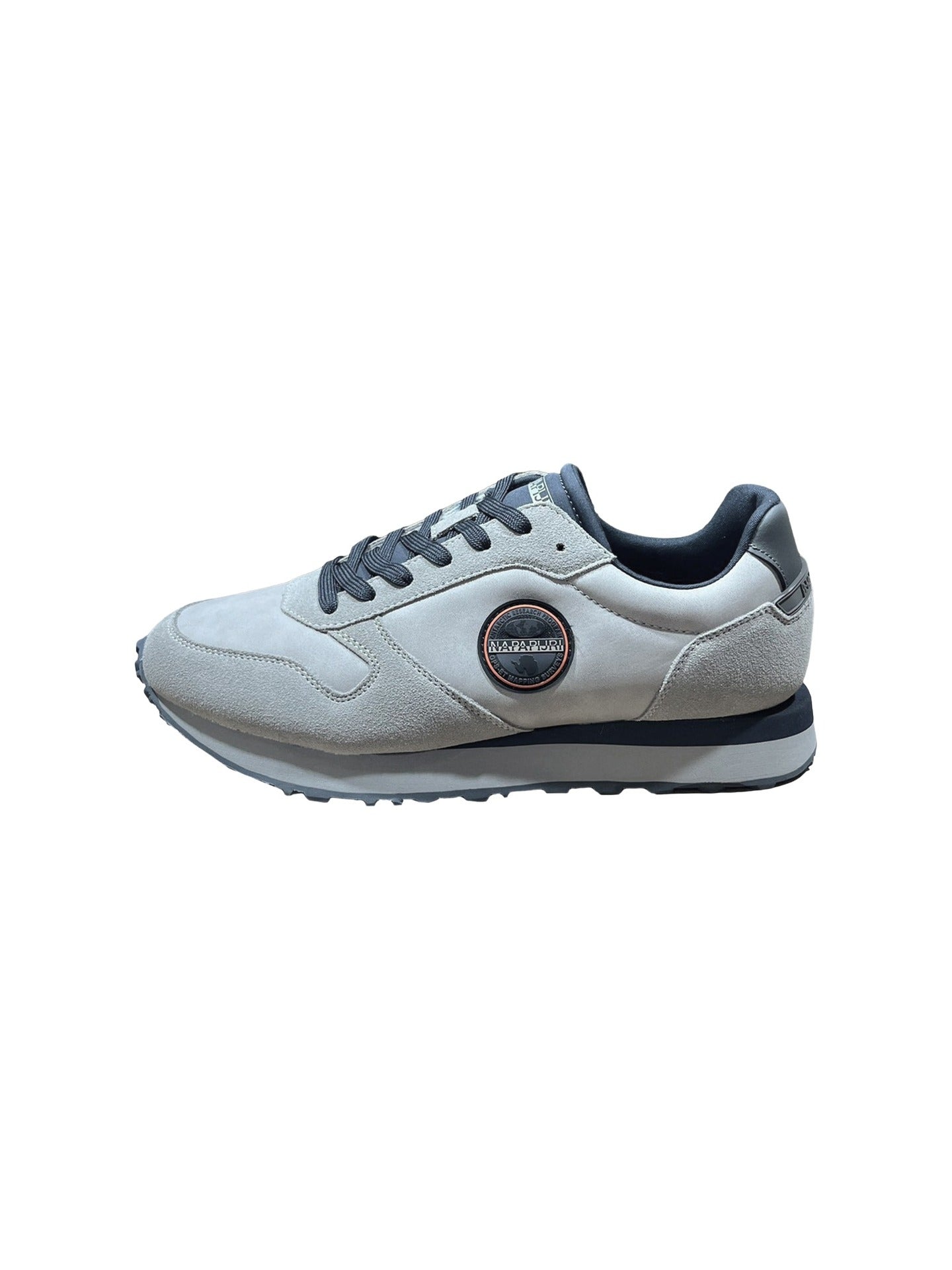 Sneakers Platform in Pelle Grigio