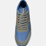 Sneakers Platform in Pelle Vegana Marrone