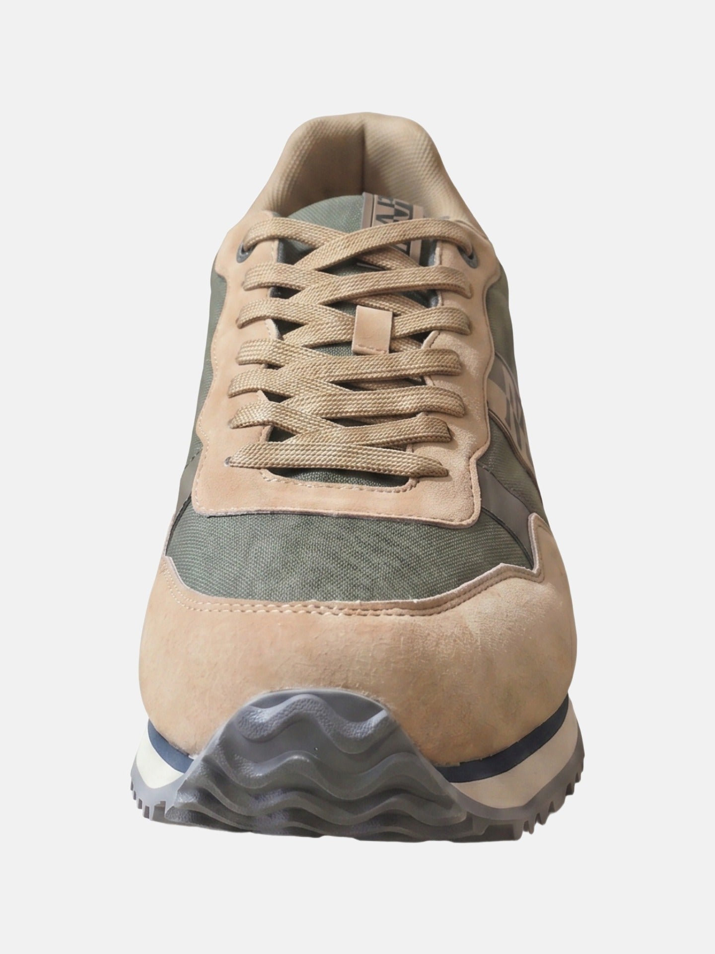 Sneakers Platform in Pelle Vegana Marrone
