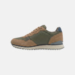 Sneakers Platform in Pelle Vegana Marrone
