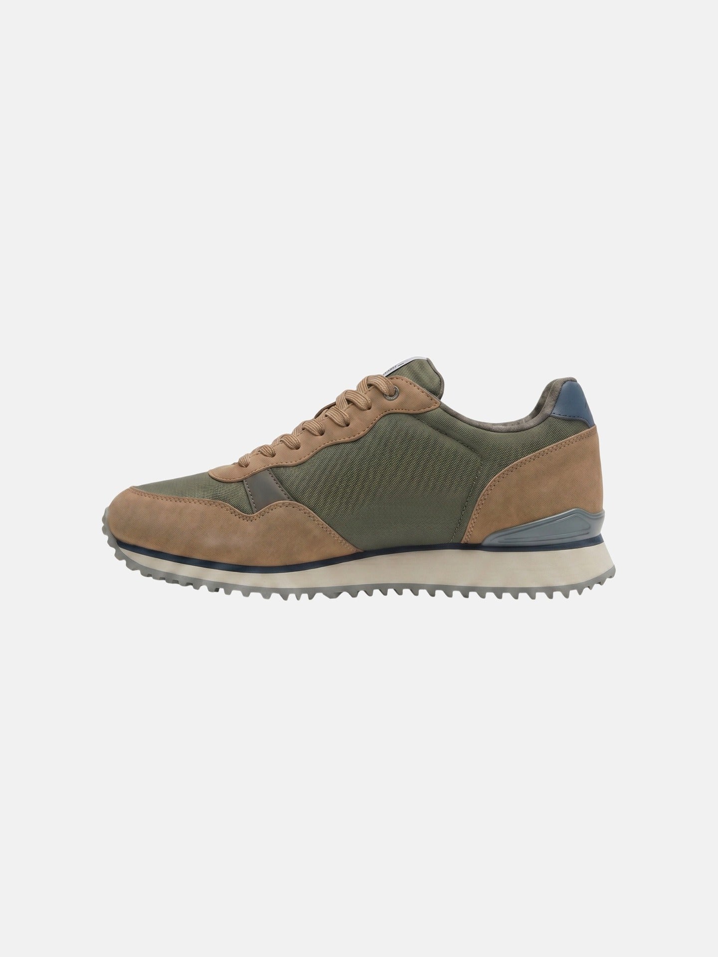 Sneakers Platform in Pelle Vegana Marrone