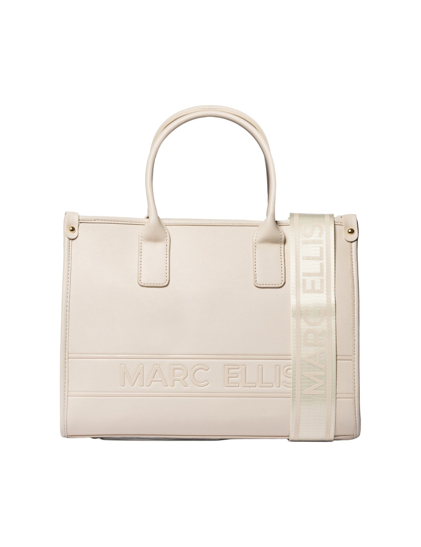 Borsa a Mano in Pelle Vegana Beige