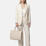 Borsa a Mano in Pelle Vegana Beige