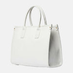 Borsa a Mano in Pelle Vegana Bianco