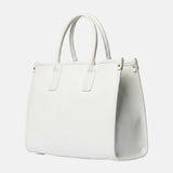 Borsa a Mano in Pelle Vegana Bianco