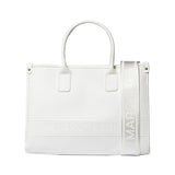 Borsa a Mano in Pelle Vegana Bianco
