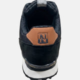 Sneakers Platform in Pelle Vegana Nero