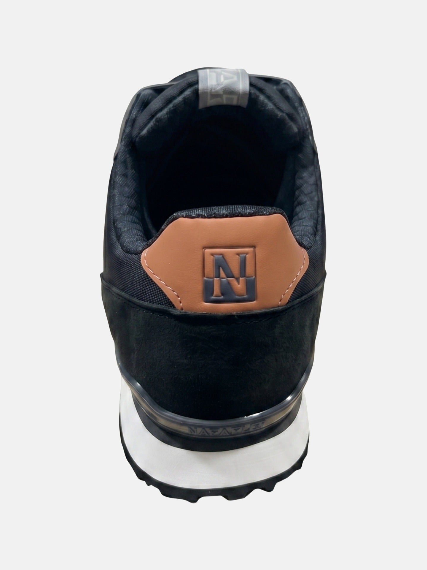Sneakers Platform in Pelle Vegana Nero