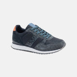 Sneakers Platform in Pelle Vegana Nero