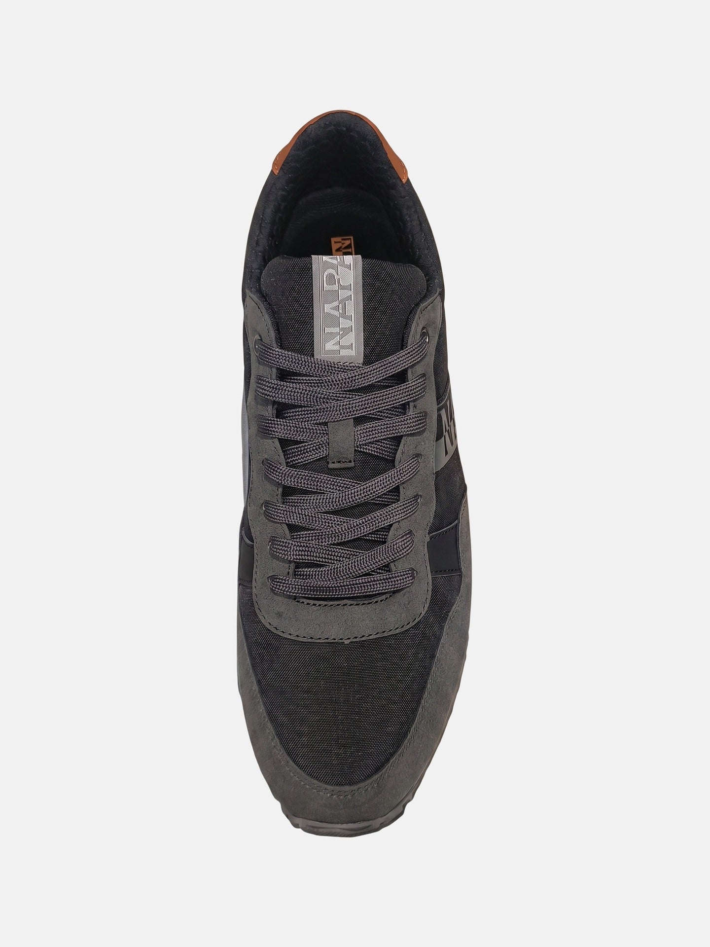 Sneakers Platform in Pelle Vegana Nero
