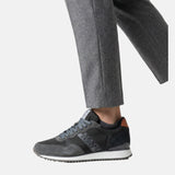 Sneakers Platform in Pelle Vegana Nero