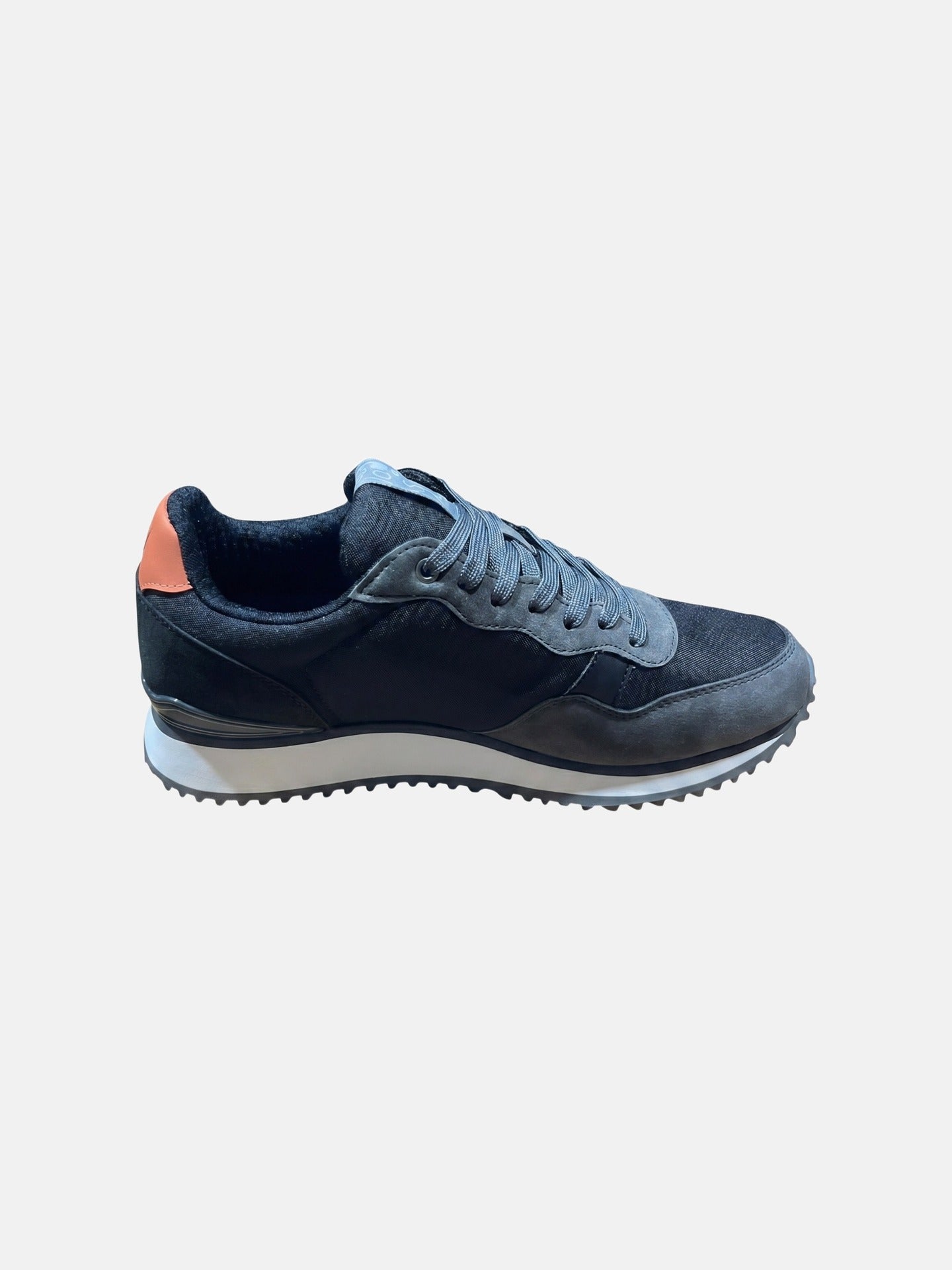 Sneakers Platform in Pelle Vegana Nero