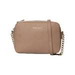 Borsa a Spalla in Pelle Vegana Marrone Scuro