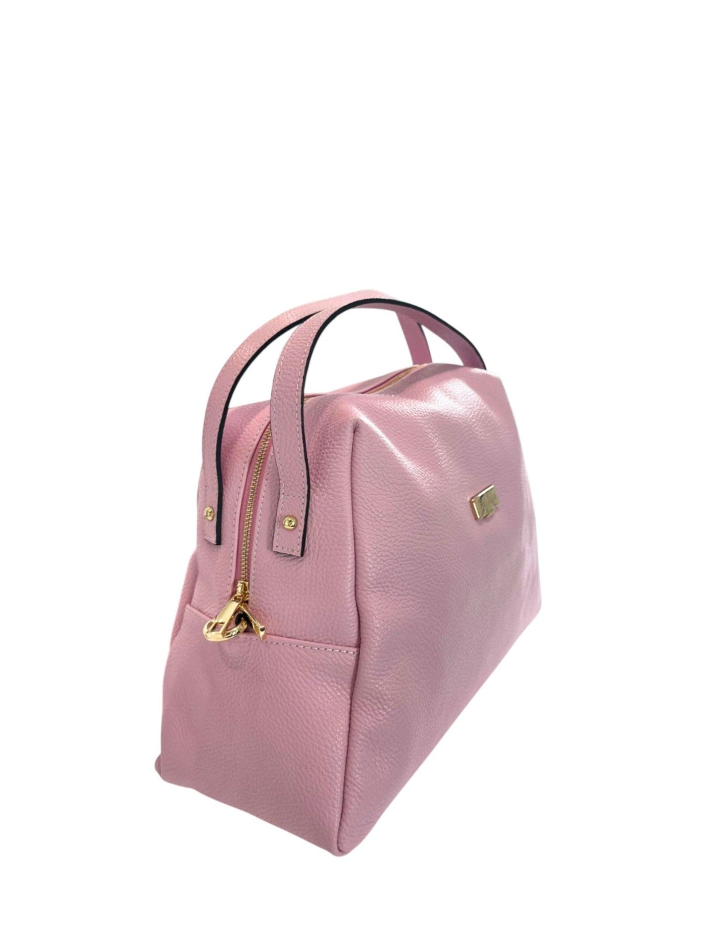 Borsa a Mano in Cow Leather Rosa