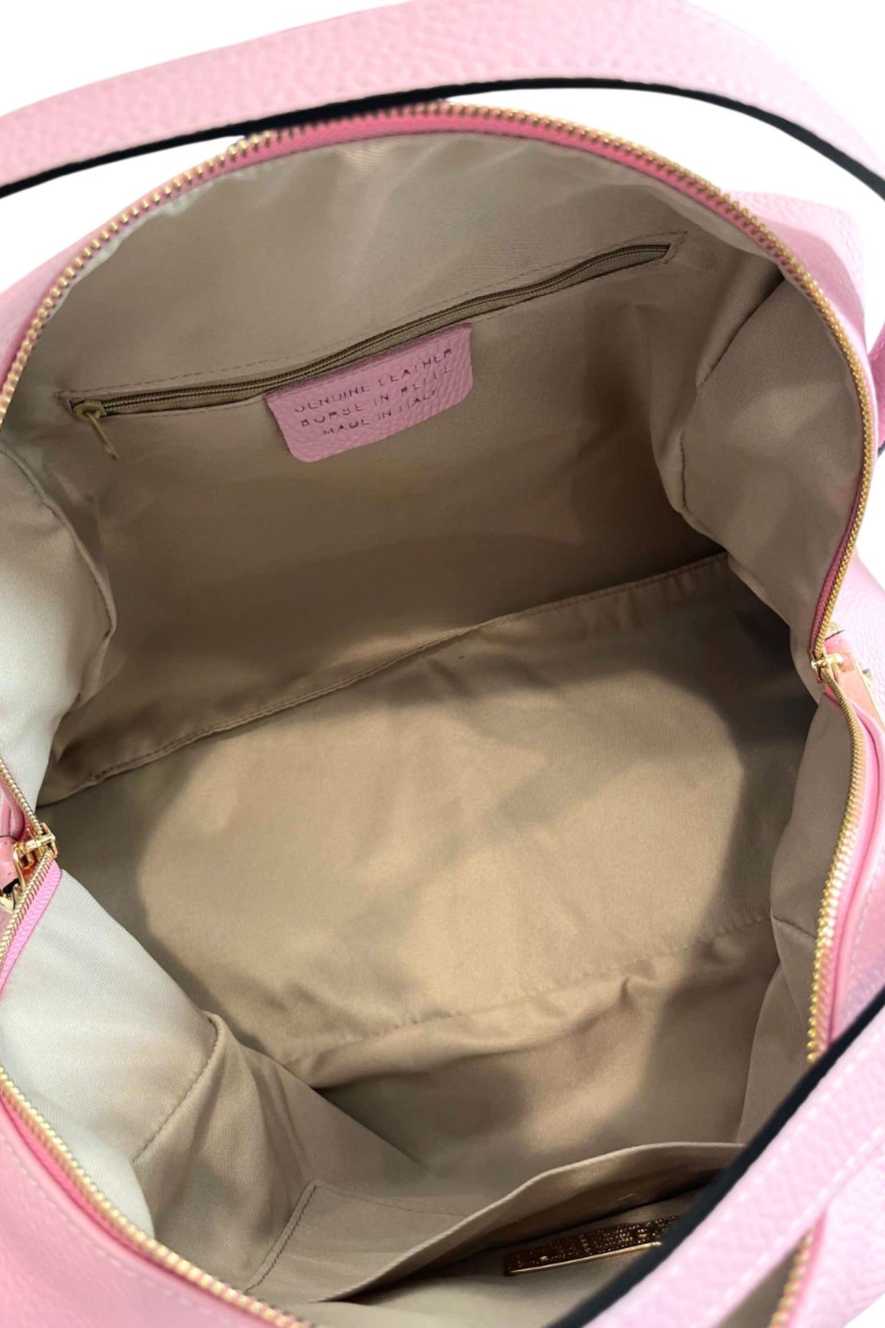 Borsa a Mano in Cow Leather Rosa