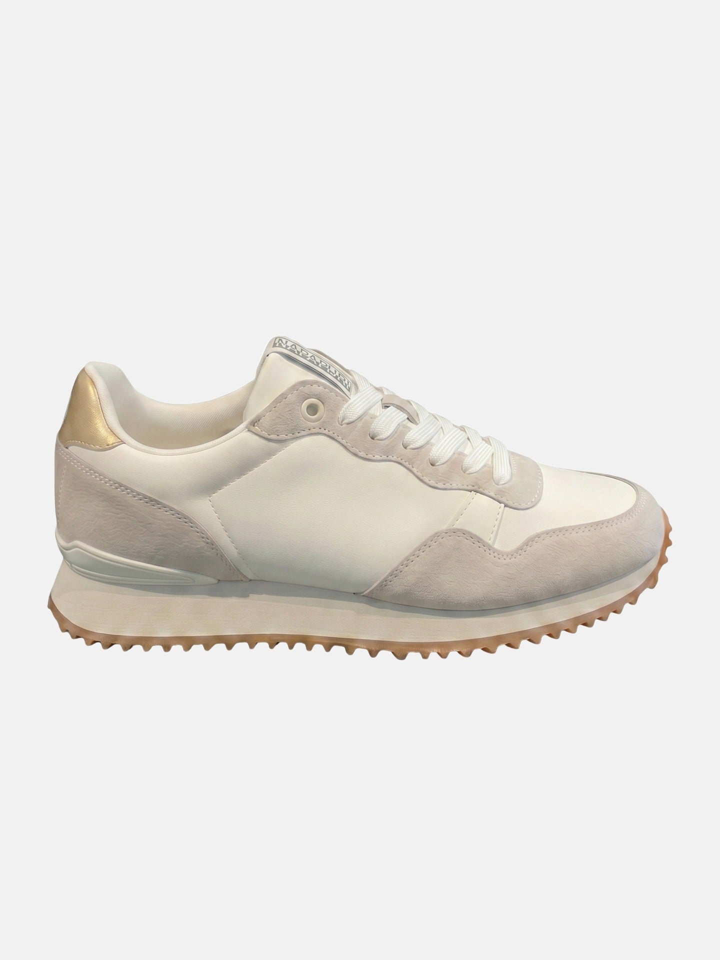 Sneakers Platform in Pelle Vegana Bianco