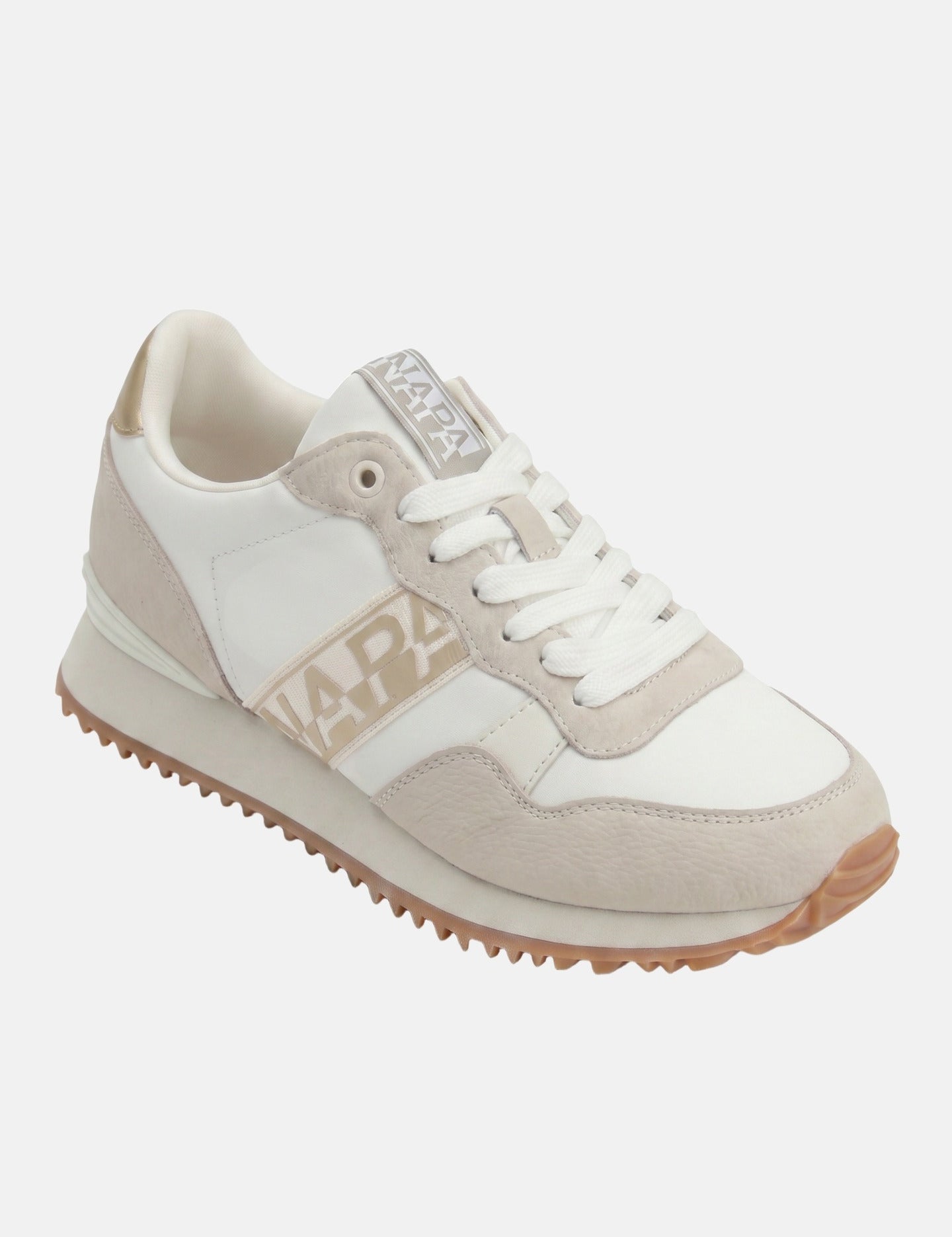 Sneakers Platform in Pelle Vegana Bianco