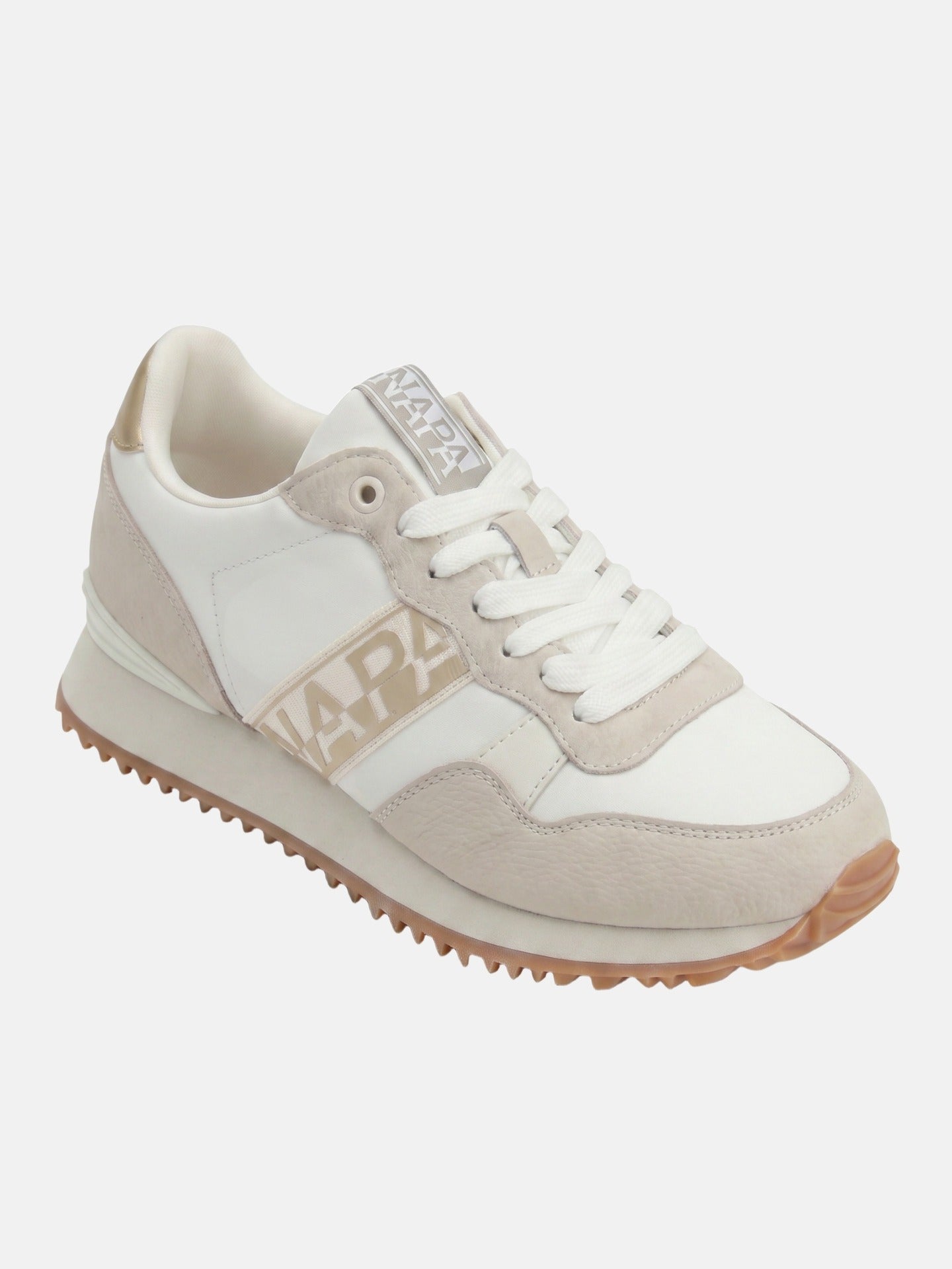 Sneakers Platform in Pelle Vegana Bianco