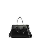 Borsa a Mano in Polyurethane Nero