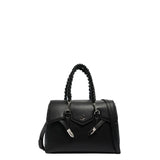 Borsa a Mano in Polyurethane Nero