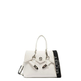 Borsa a Mano in Polyurethane Bianco