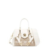 Borsa a Mano in Polyurethane Bianco
