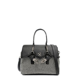 Borsa a Mano in Polyurethane Nero