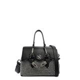 Borsa a Mano in Polyurethane Nero