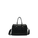 Borsa a Mano in Polyurethane Nero