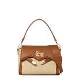Borsa a Tracolla in Polyurethane Beige