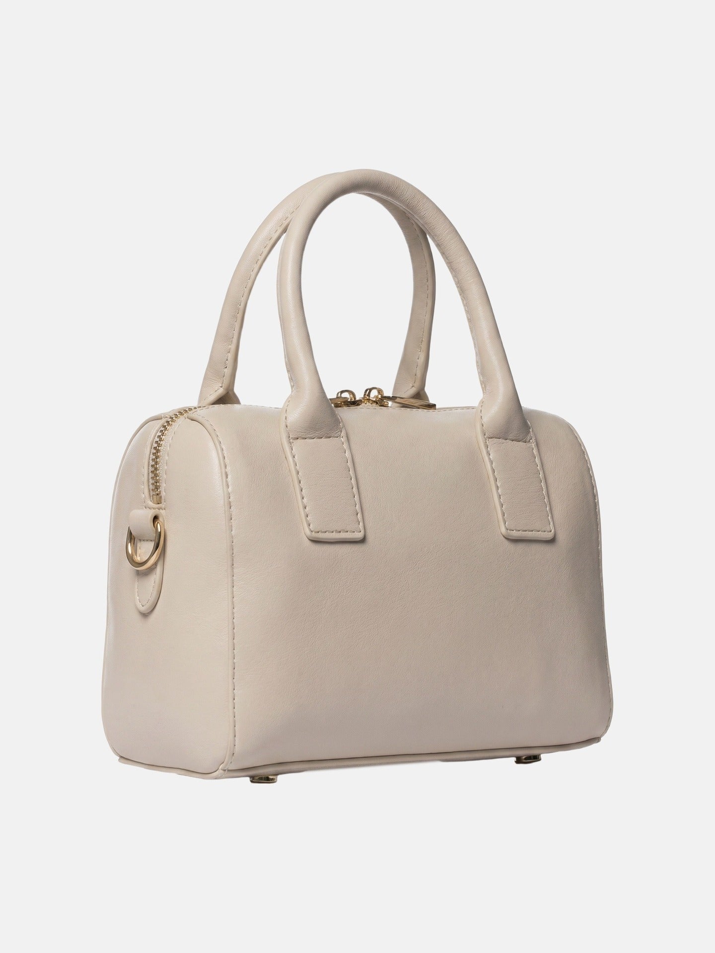 Borsa a Mano in Pelle Vegana Beige