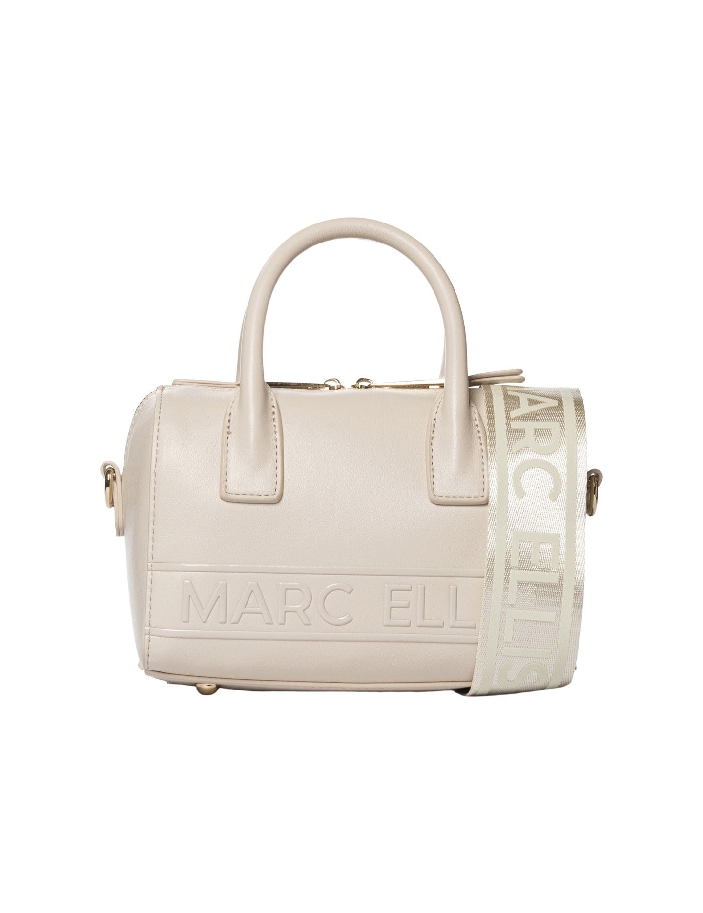 Borsa a Mano in Pelle Vegana Beige