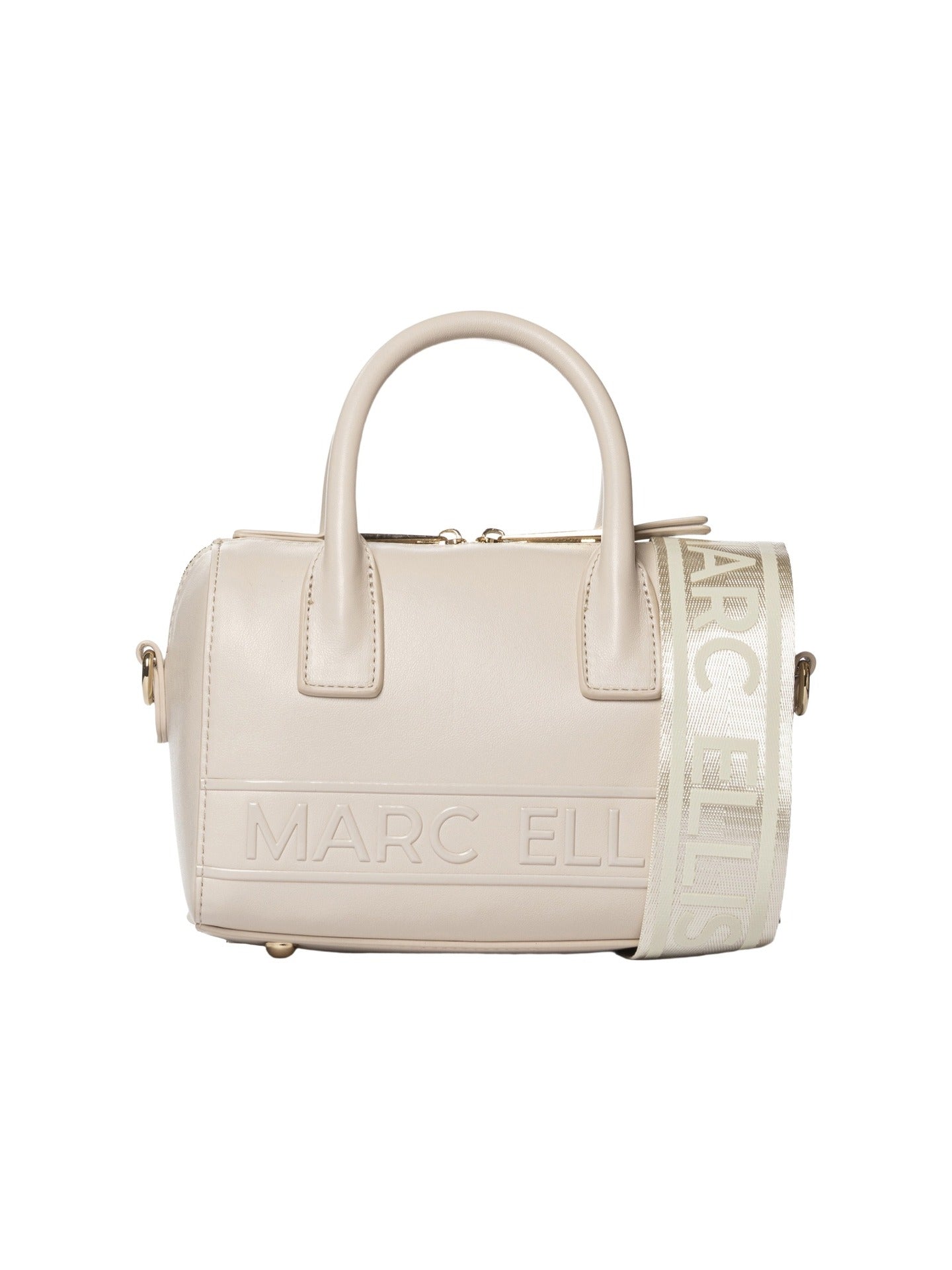 Borsa a Mano in Pelle Vegana Beige