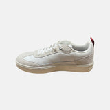 Sneakers Platform in Pelle Blu Scuro