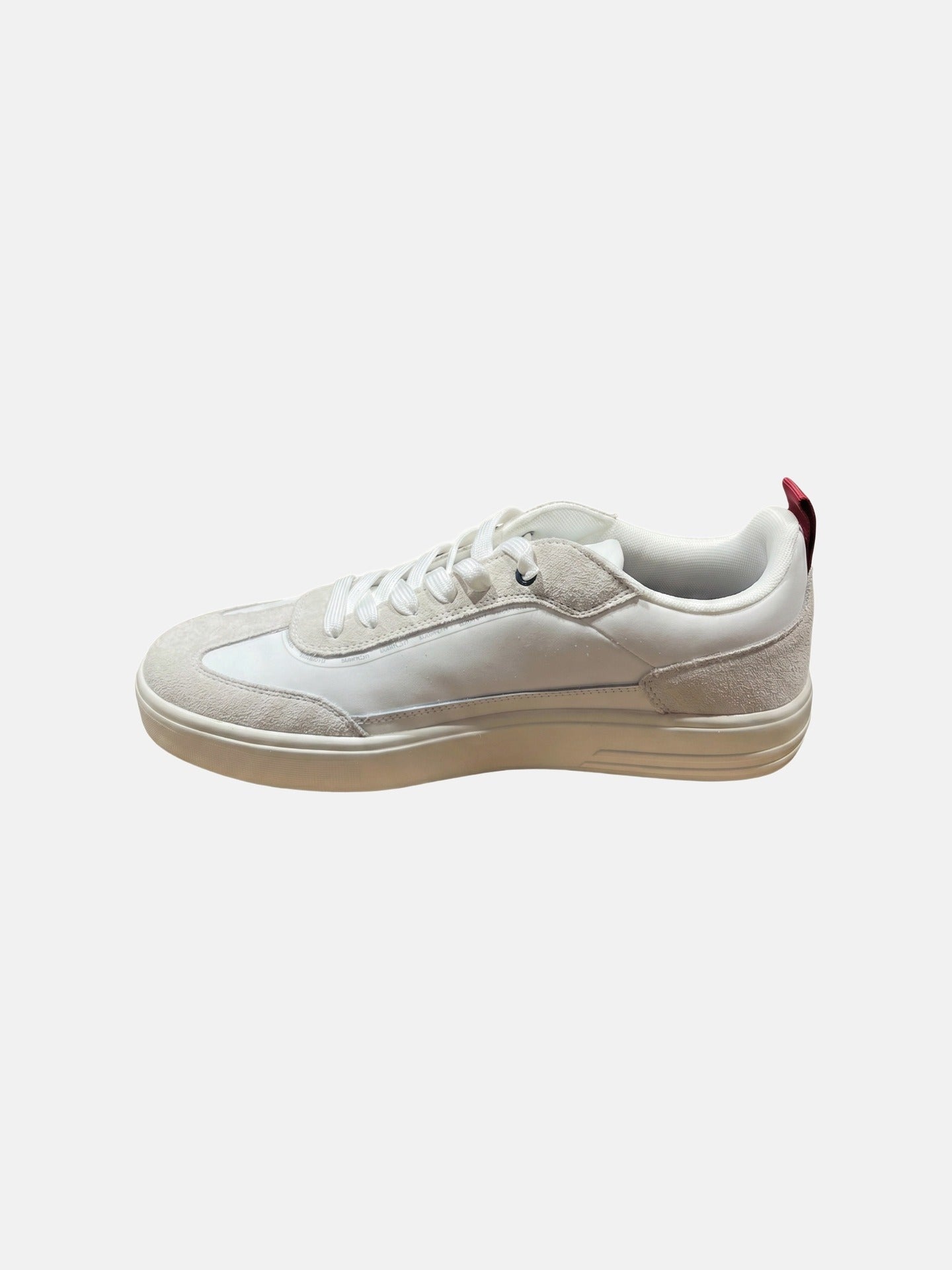 Sneakers Platform in Pelle Blu Scuro