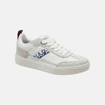 Sneakers Platform in Pelle Blu Scuro