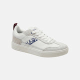Sneakers Platform in Pelle Blu Scuro