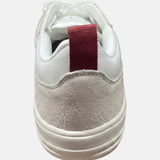 Sneakers Platform in Pelle Blu Scuro