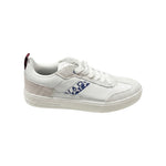 Sneakers Platform in Pelle Blu Scuro