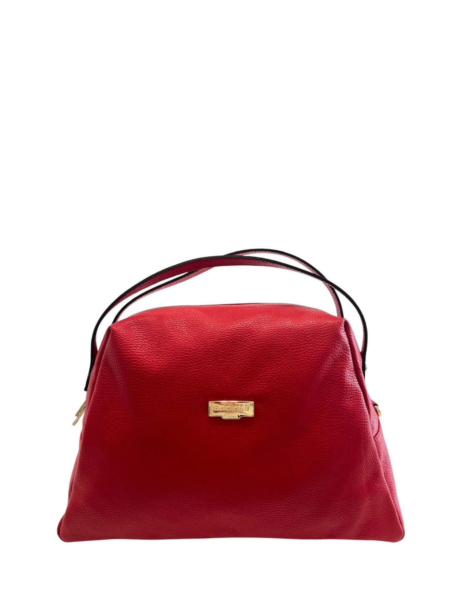 Borsa a Mano in Cow Leather Rosso