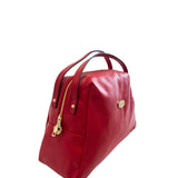Borsa a Mano in Cow Leather Rosso