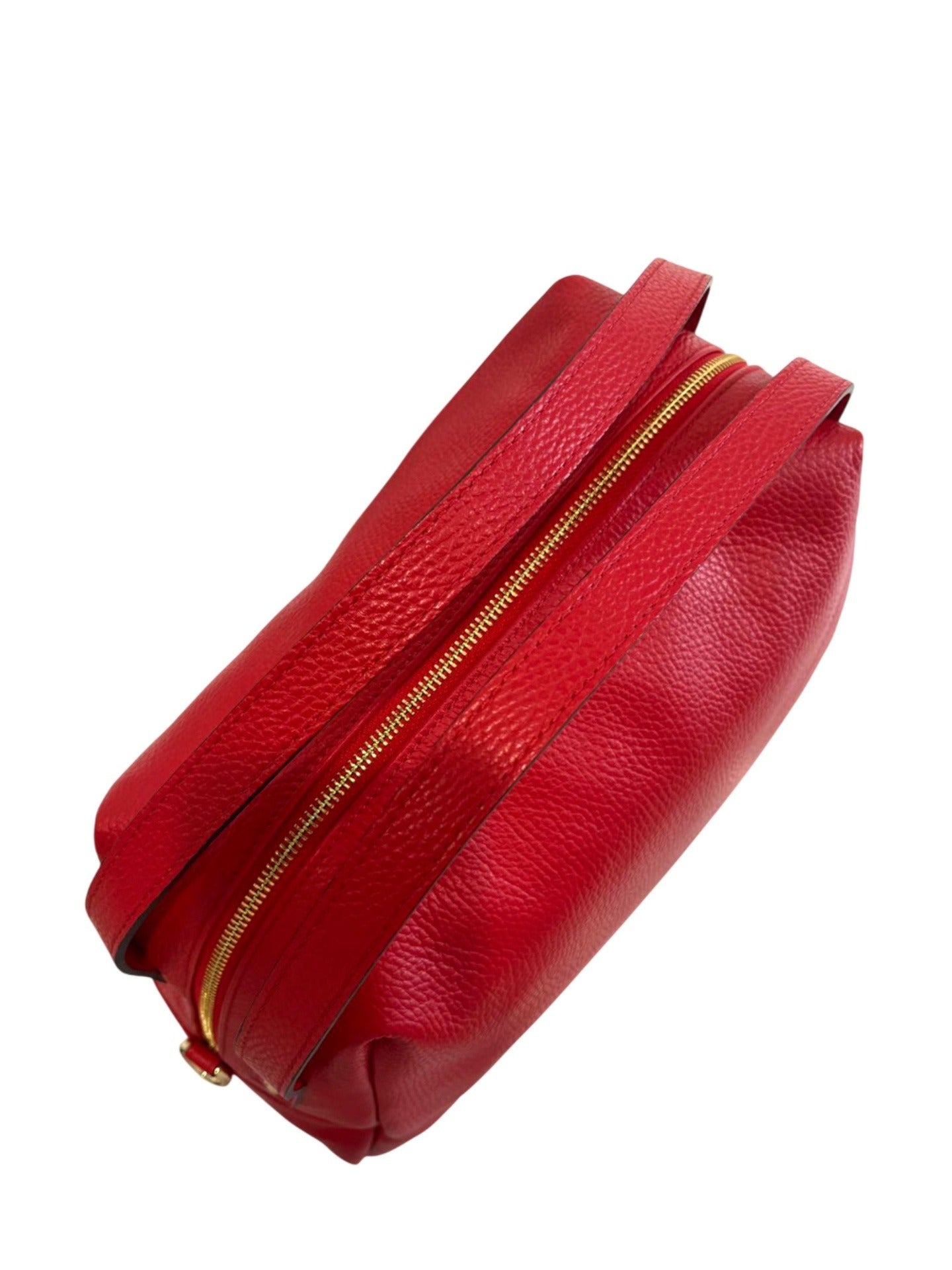 Borsa a Mano in Cow Leather Rosso