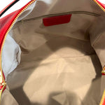 Borsa a Mano in Cow Leather Rosso