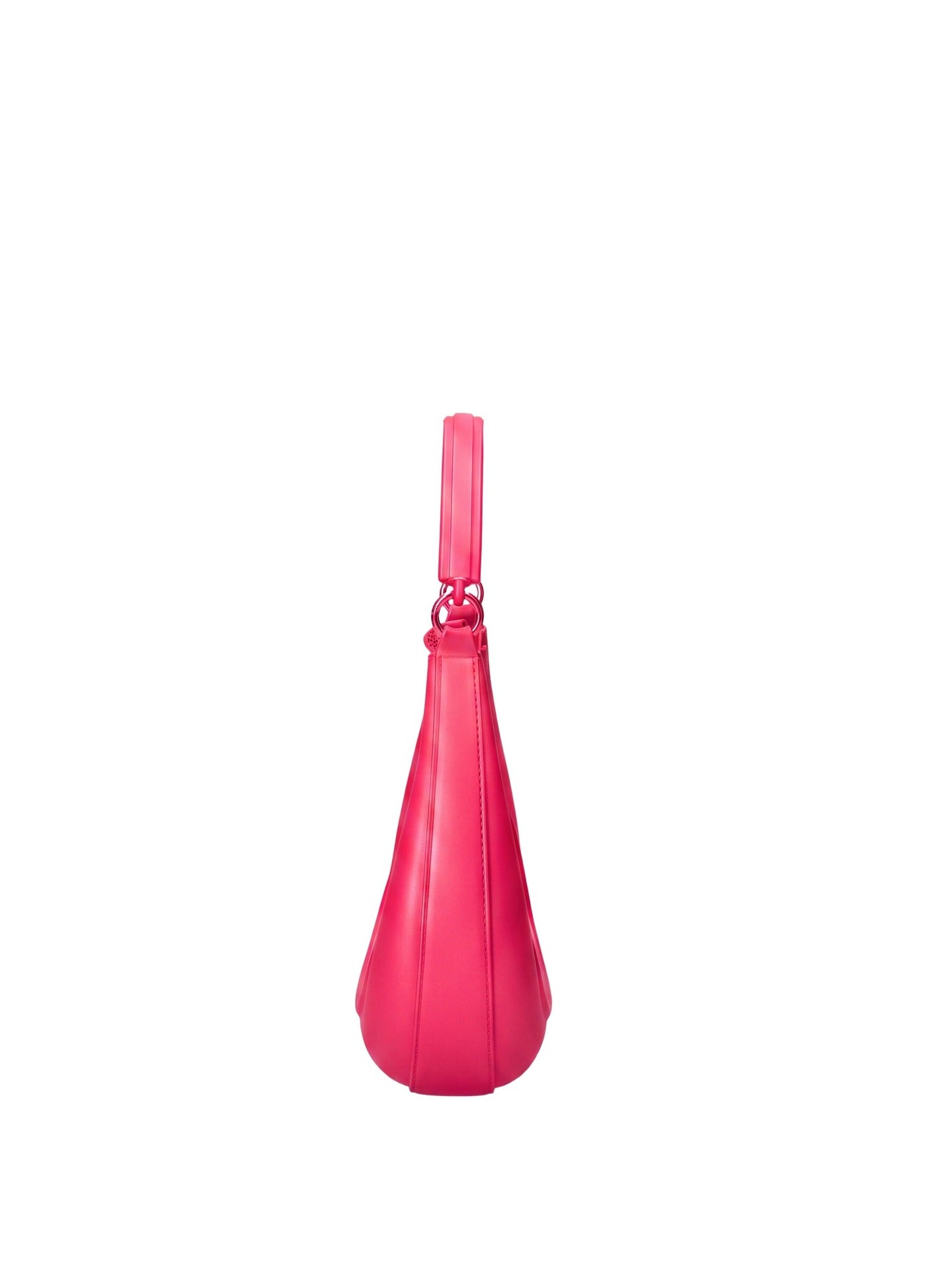 Borsa a Spalla in 100% Pu Vegan Leather Rosa