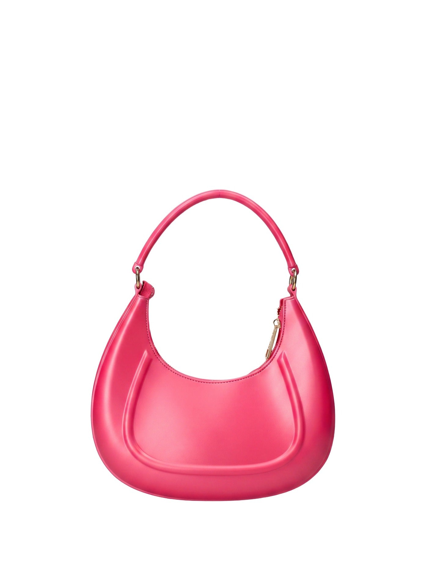 Borsa a Spalla in 100% Pu Vegan Leather Rosa